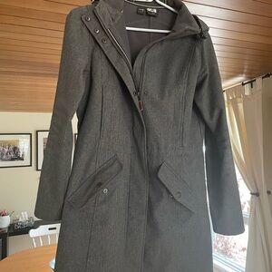 Mckinley long grey lined jacket size M